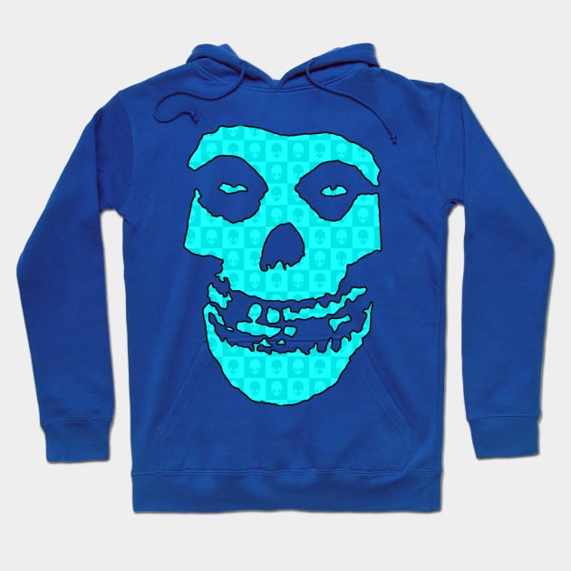 Crimson Ghost - Light Blue Aliens Hoodie by Controlled Chaos